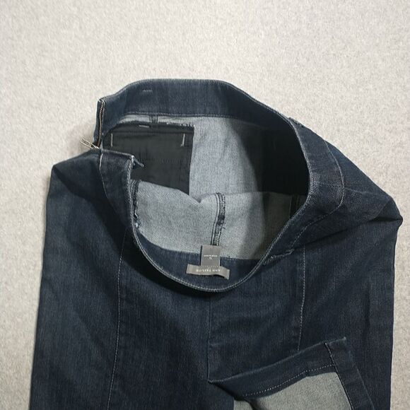 Ann Taylor Denim Pencil Skirt Size 4 Blue Jean Side Zip Pockets Career. - Picture 7 of 7
